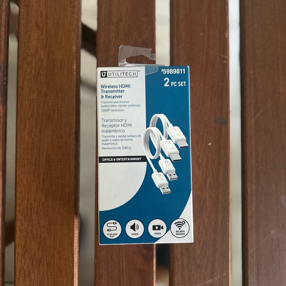 Utilitech Wireless HDMI Transmitter & Receiver 2 Piece Set